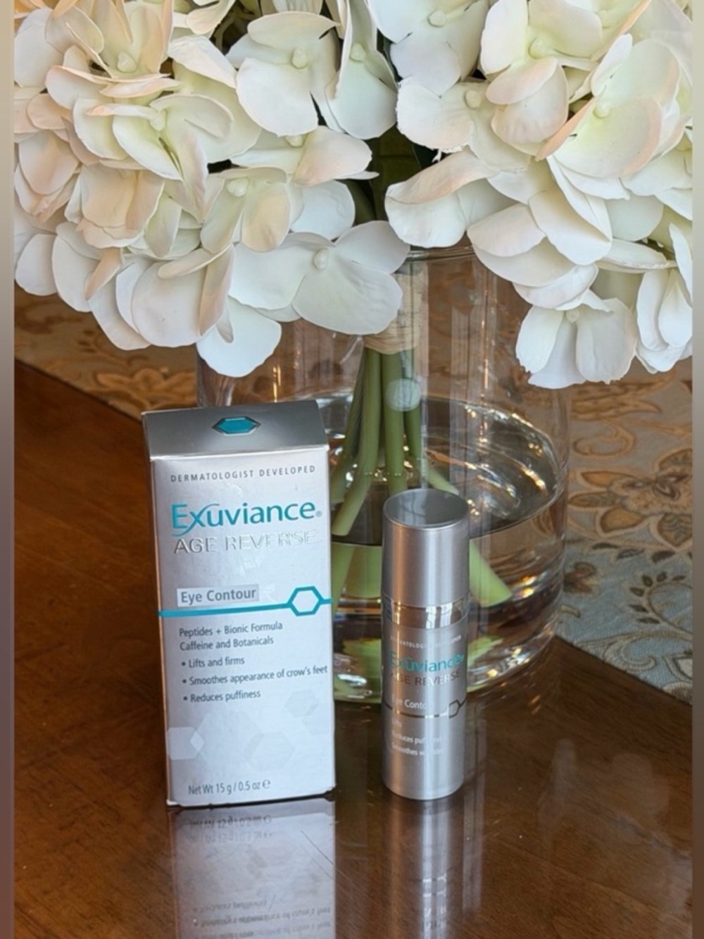 Exuviance Age Reverse Eye Contour Cream…lifts, firms, depuffs, diminishes lines